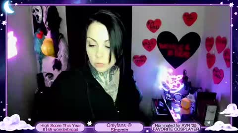 Snapshot of sinominx chatting on February 5, 2:19 am Sinomin online show from February 5, 2:19 am