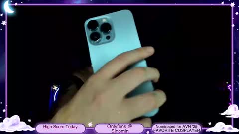 Snapshot of sinominx chatting on December 21, 3:14 am Sinomin online show from December 21, 3:14 am