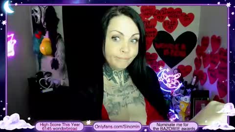 Snapshot of sinominx chatting on February 27, 2:53 am Sinomin online show from February 27, 2:53 am