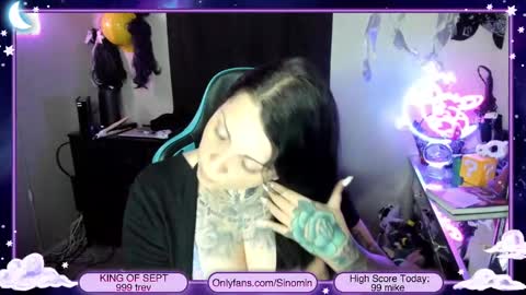 Snapshot of sinominx chatting on September 13, 3:47 am Sinomin online show from September 13, 3:47 am