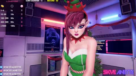 Snapshot of skyeanette chatting on December 6, 2:13 am SkyeAnette online show from December 6, 2:13 am