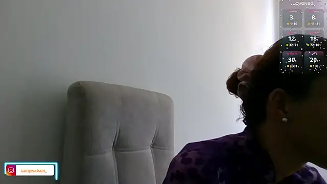 SamanthaWatson online show from October 16, 8:55 pm