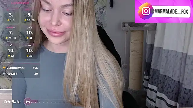 Marmalade Fox online show from February 16, 5:13 pm