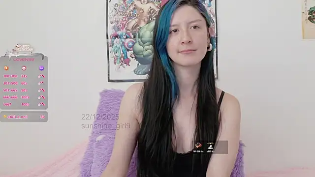 sunshine girl9 online show from December 22, 8:34 pm