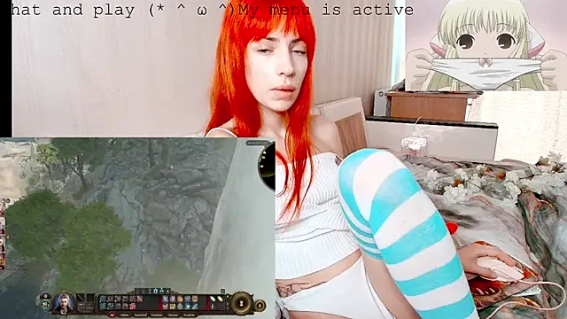 Snapshot of Meowroslava chatting on October 17, 1:25 pm Meowroslava online show from October 17, 1:25 pm
