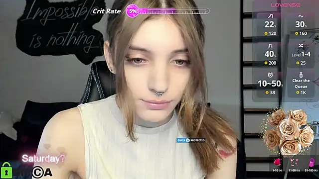 Snapshot of CherryBloom777 chatting on September 14, 6:44 am CherryBloom777 online show from September 14, 6:44 am