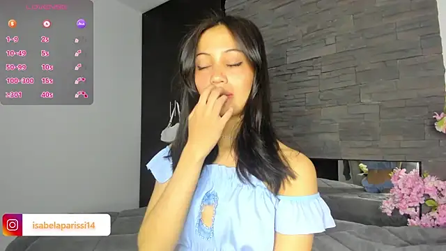 isabela parissi online show from September 9, 1:00 pm