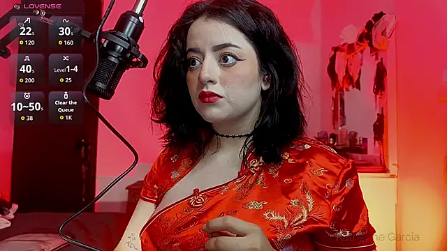 Snapshot of Lin-cute chatting on October 8, 6:40 am Lin-cute online show from October 8, 6:40 am