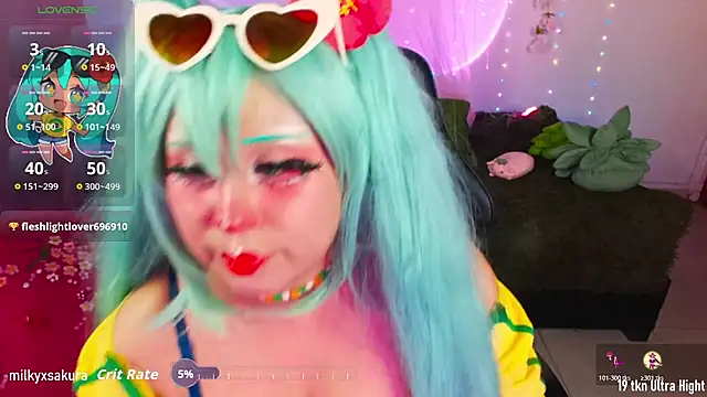 MilkyXSakura online show from October 30, 12:02 am