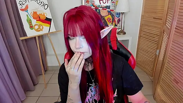 Snapshot of mekurisu chatting on October 5, 1:21 am mekurisu online show from October 5, 1:21 am