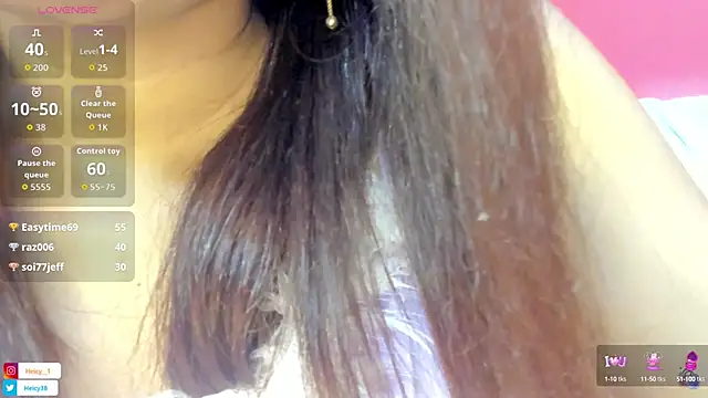Snapshot of Heicy___ chatting on September 26, 8:50 pm Heicy online show from September 26, 8:50 pm
