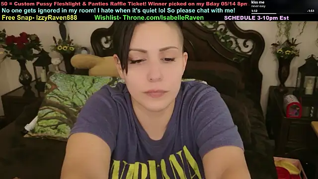 IsabelleRaven online show from April 21, 8:16 pm