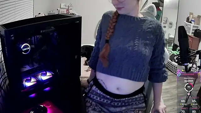 LilyFoxxx online show from October 31, 3:08 am