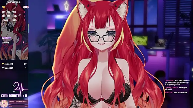 LewdFoxy VT online show from February 7, 6:34 pm
