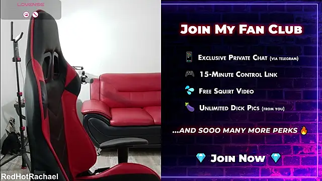 RedHotRachael online show from December 3, 6:10 pm