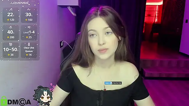 Snapshot of AmourLily chatting on October 8, 6:29 am AmourLily online show from October 8, 6:29 am
