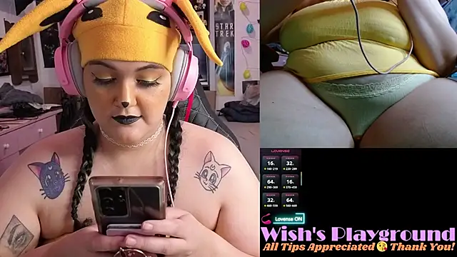 Snapshot of nevermakeawish chatting on October 9, 6:06 am nevermakeawish online show from October 9, 6:06 am