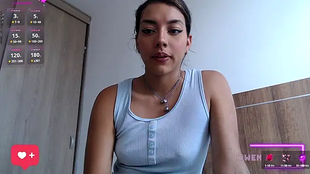 Snapshot of WendySuns_ chatting on October 1, 7:30 pm WendySuns online show from October 1, 7:30 pm