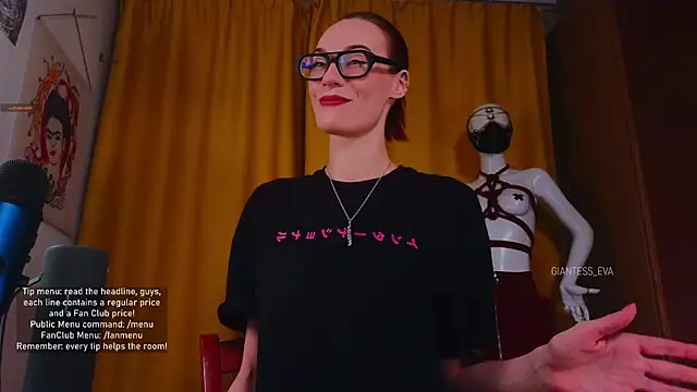 Giantess Eva online show from November 21, 5:37 pm