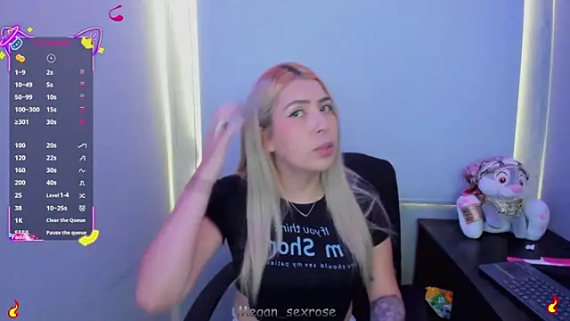 Megan sexrosse online show from April 9, 7:08 pm