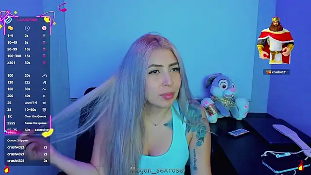 Megan sexrosse online show from March 17, 4:38 am