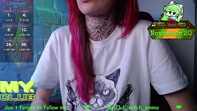 Witch Emma online show from November 20, 7:04 pm