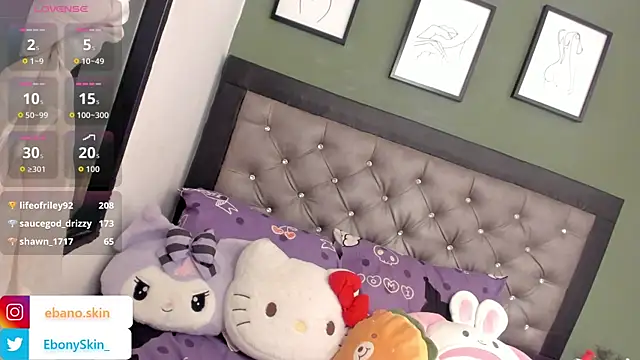 EbonySkin online show from December 4, 12:02 am